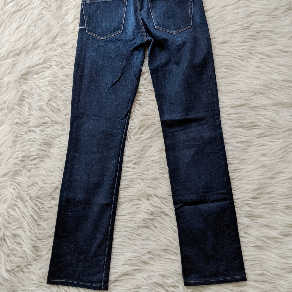 Madewell Distressed Dark Wash Jeans Size 24 - Picture 5 of 5